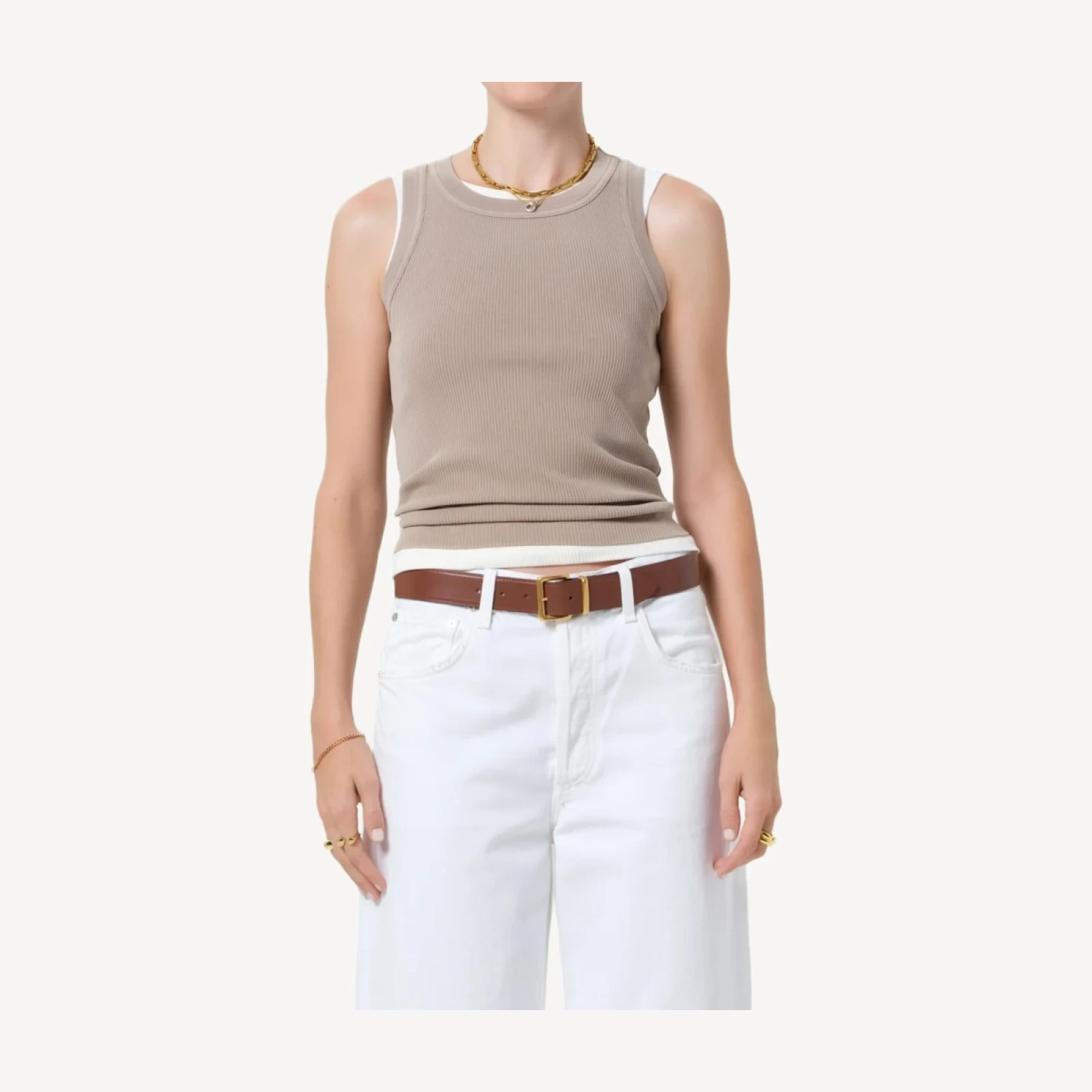 Isabel Rib Tank in Sandatlas