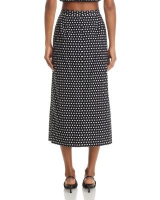 Frame The Polka Dot Midi Skirt