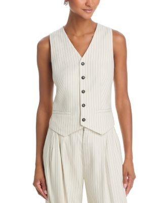 Frame The Pinstripe Avenue Vest