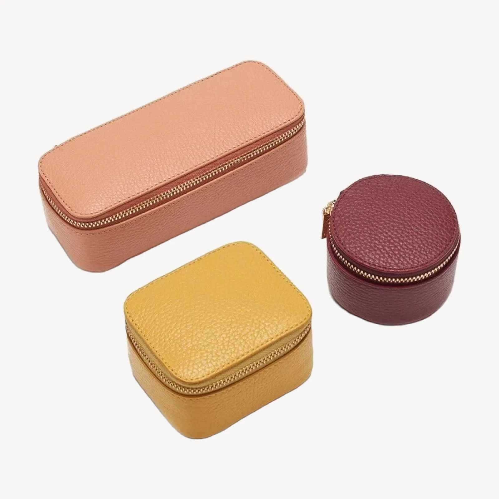 Mini Leather Organizer Set