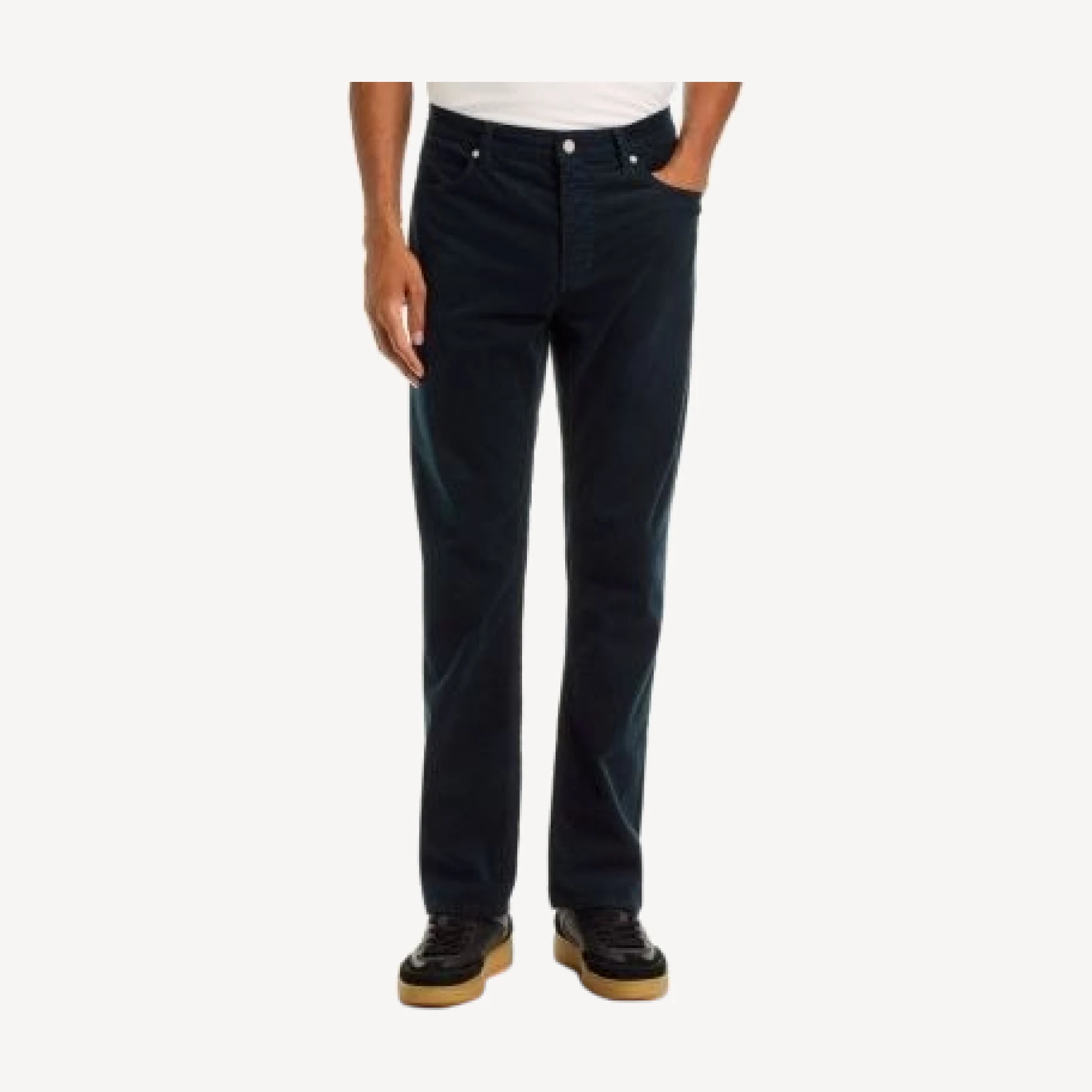 Frame Modern Straight Corduroy 32.5 Pants in Dark Navy