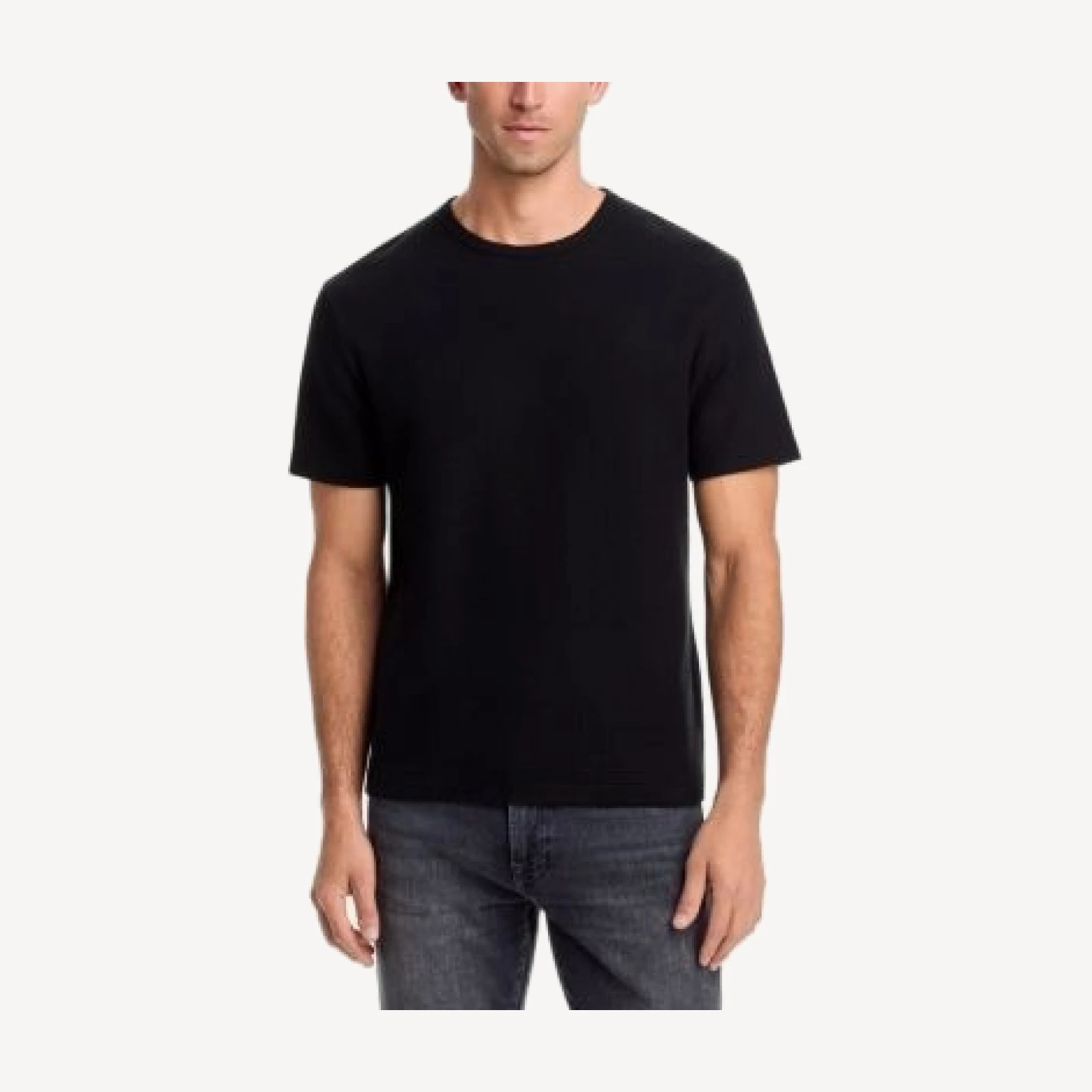 Frame Jacquard Cotton Tee