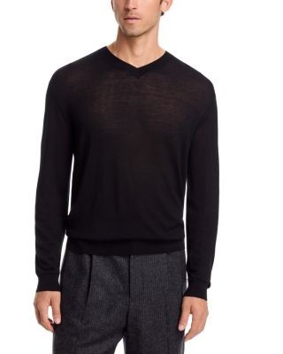 Frame Fine Gauge Wool Cashmere V-Neck Sweater