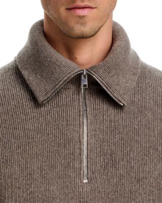 Frame Retro Half Zip Polo Sweater