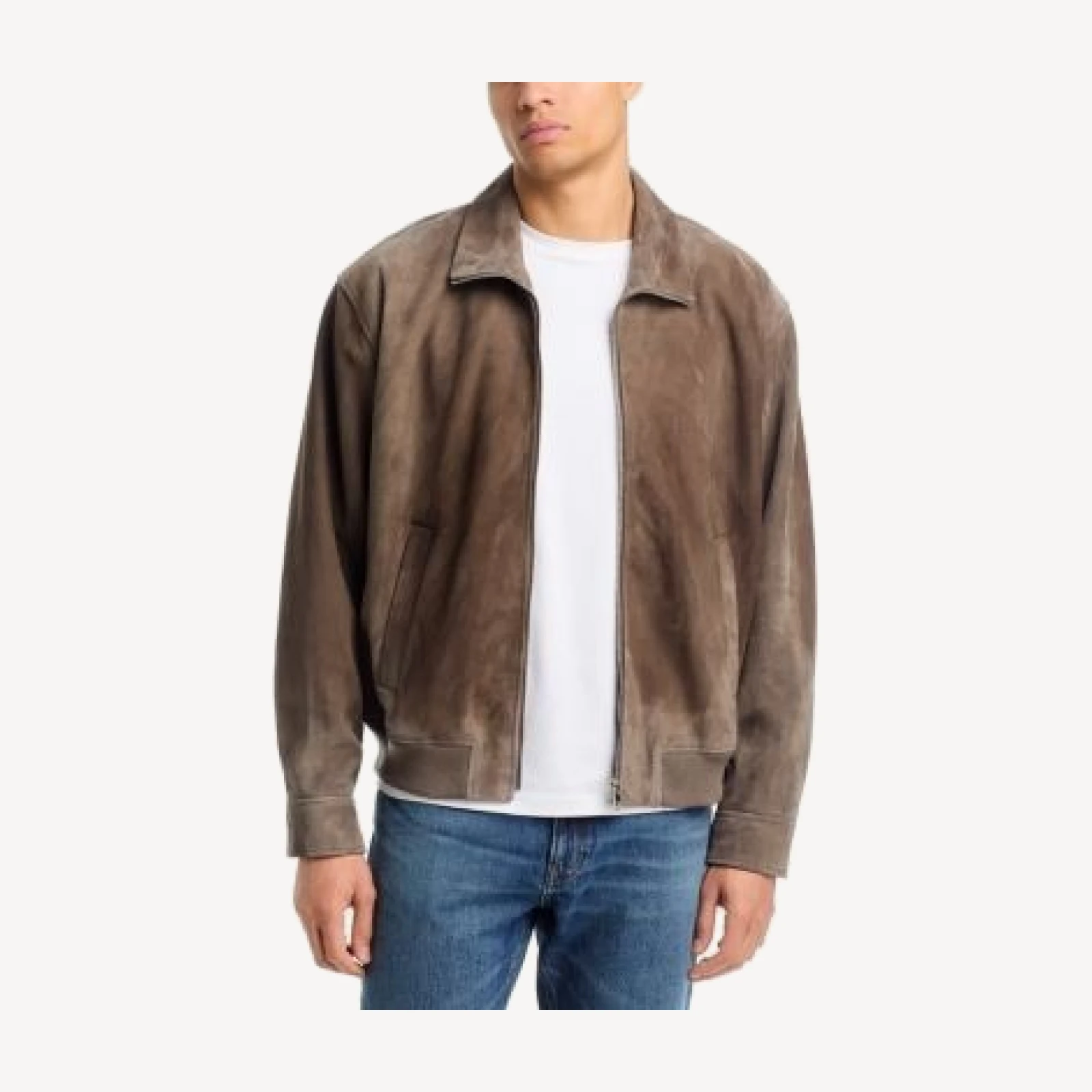 Frame Suede Bomber