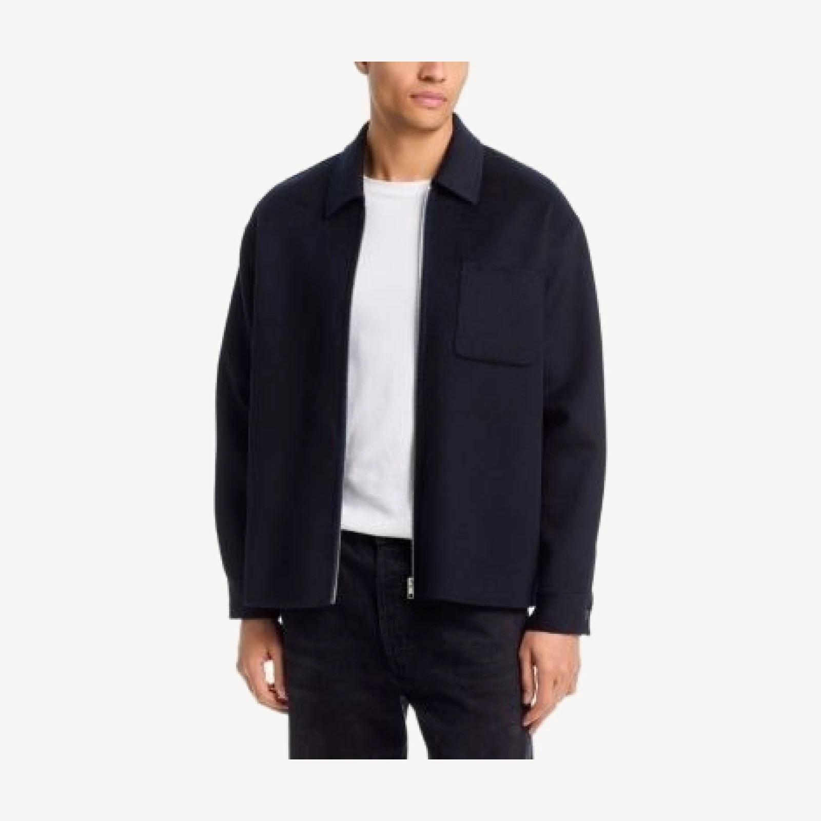 Frame Double Face Zip Shirt Jacket
