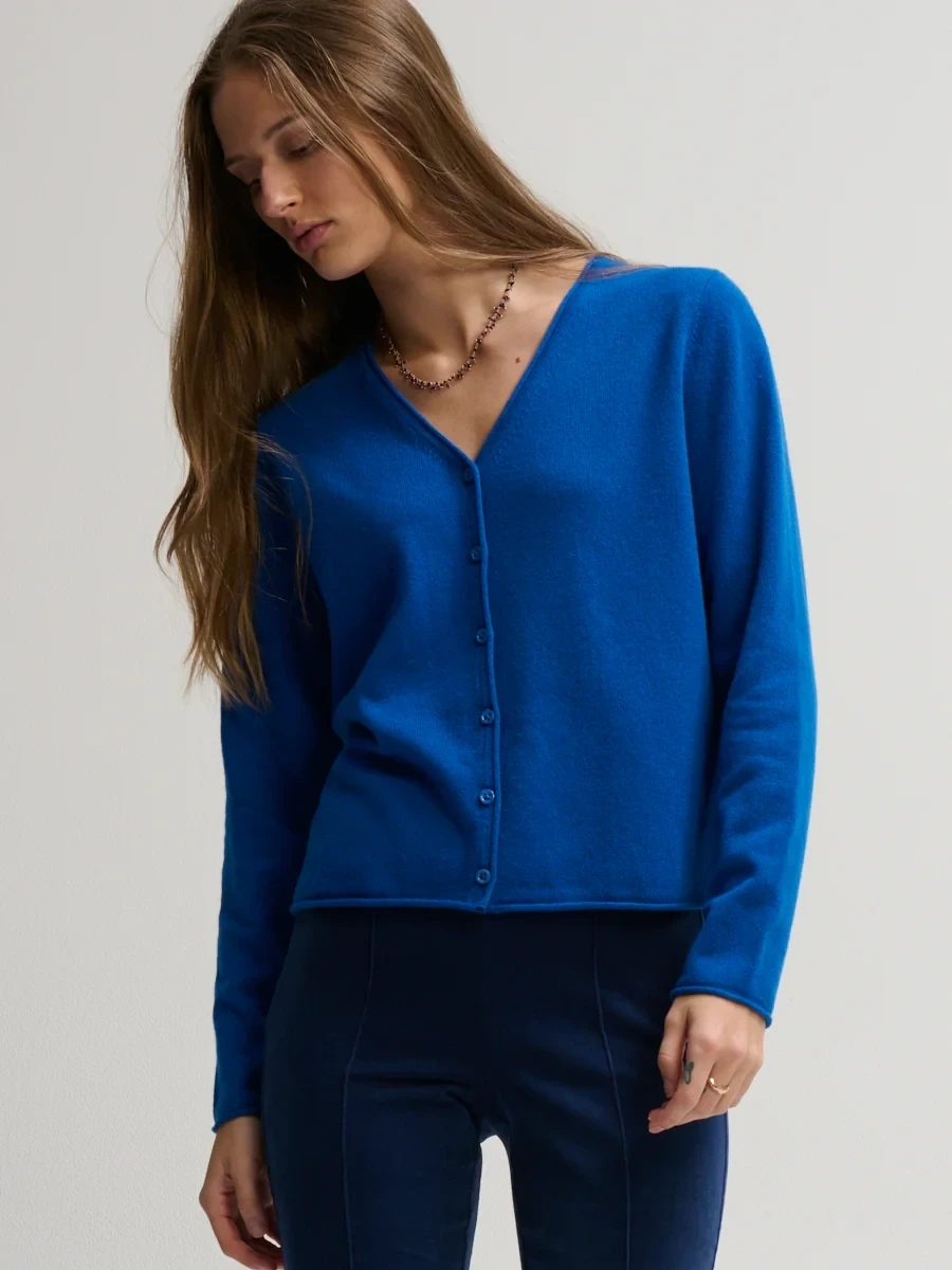 CASHMERE VEE CARDIGAN
