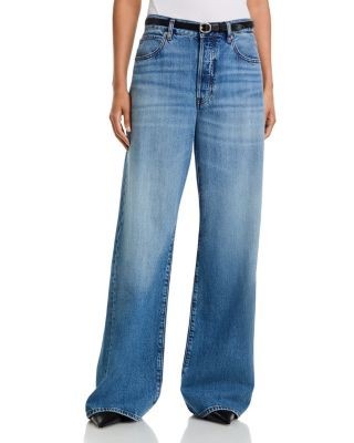 Frame The Off Duty High Rise Loose Jeans in Flutter