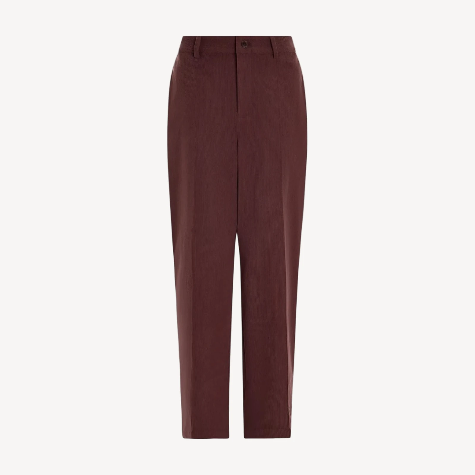 Stretch Needle Cord Slim Tapered Trouser