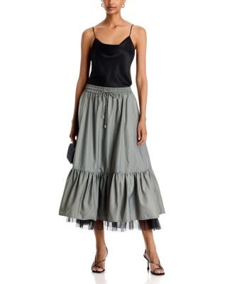 Cinq a Sept Arianne Tiered Midi Skirt