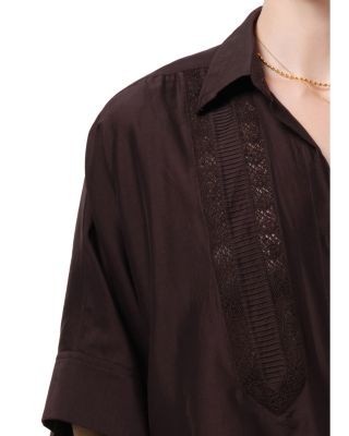 Citizens of Humanity Claire Lace Trim Shirt