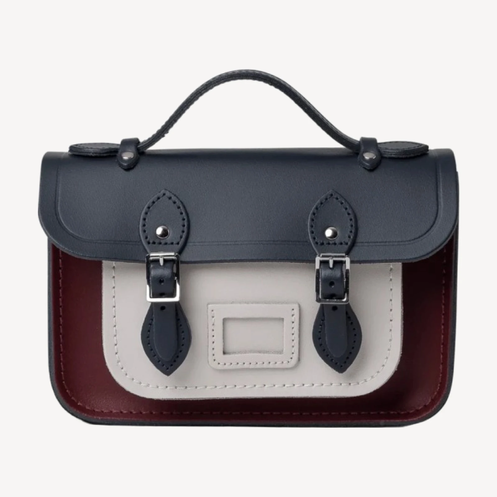 The Mini - Clay, Oxblood & Navy