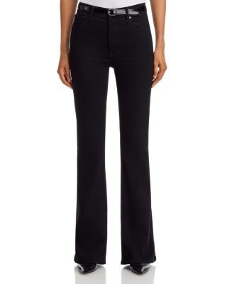 Frame The Flare High Rise Jeans in Black