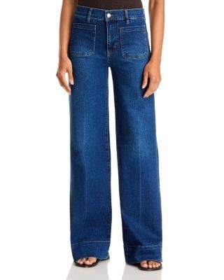 Frame Le Slice Slim Palazzo Jeans in Folklore
