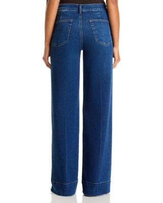 Frame Le Slice Slim Palazzo Jeans in Folklore