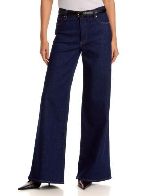 Frame The Palace High Rise Wide Leg Jeans in Rinse