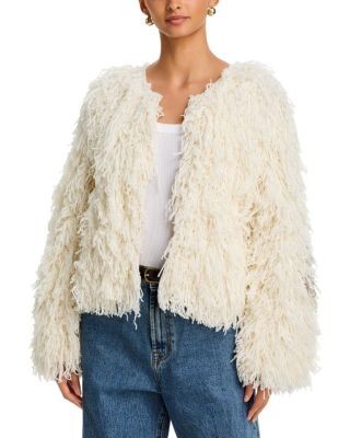 Frame The Fringe Sweater Jacket