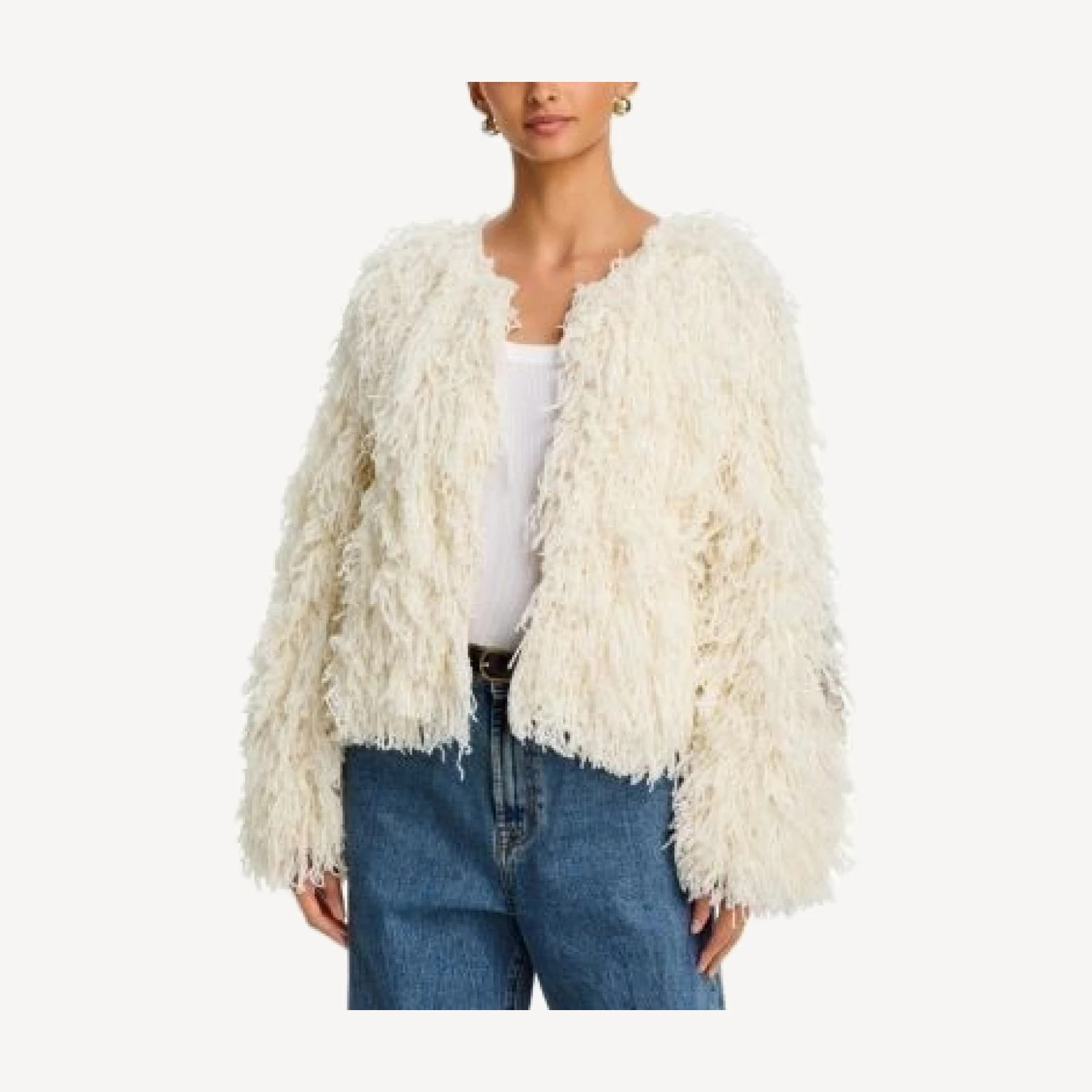 Frame The Fringe Sweater Jacket
