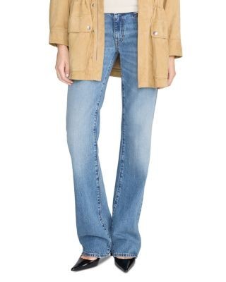 Frame The Off Duty Low Rise Bootcut Jeans in Flutter