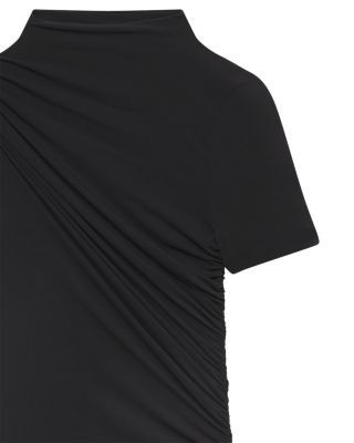 Frame Short Sleeve Draped Top