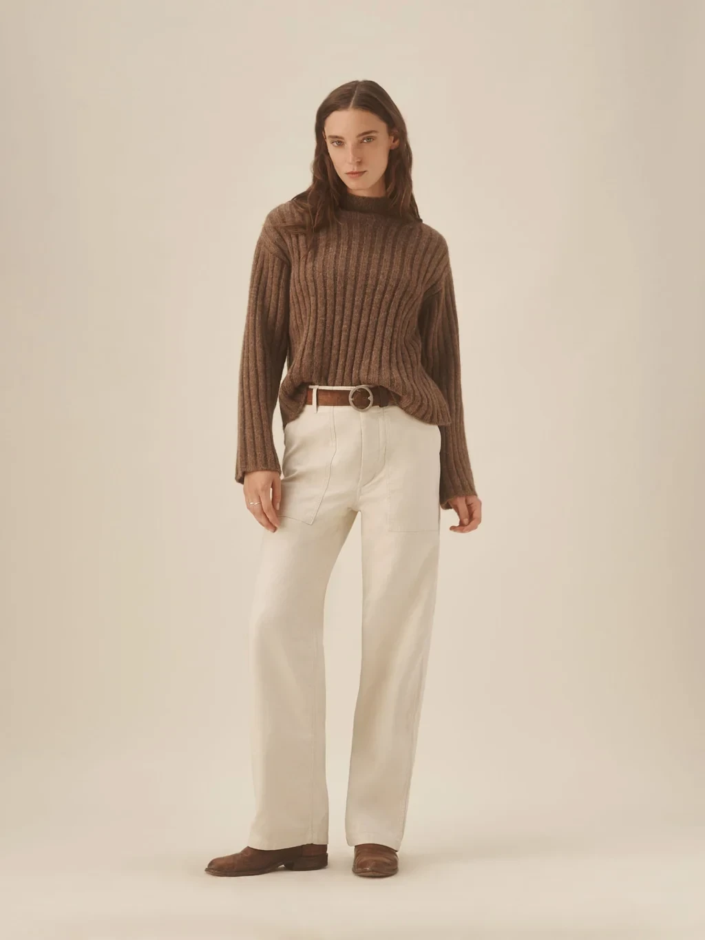 Highland Alpaca Bolded Rib Turtleneck