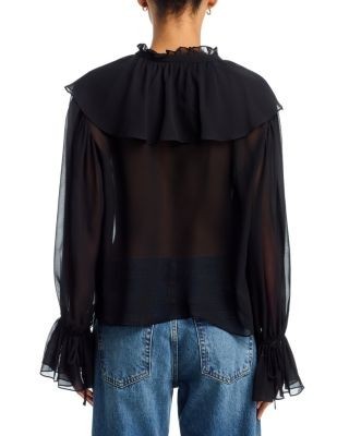 Frame The Silk Soiree Blouse