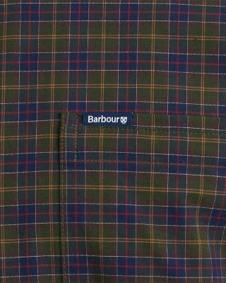 Barbour Lomond Cotton Blend Check Pocket Shirt