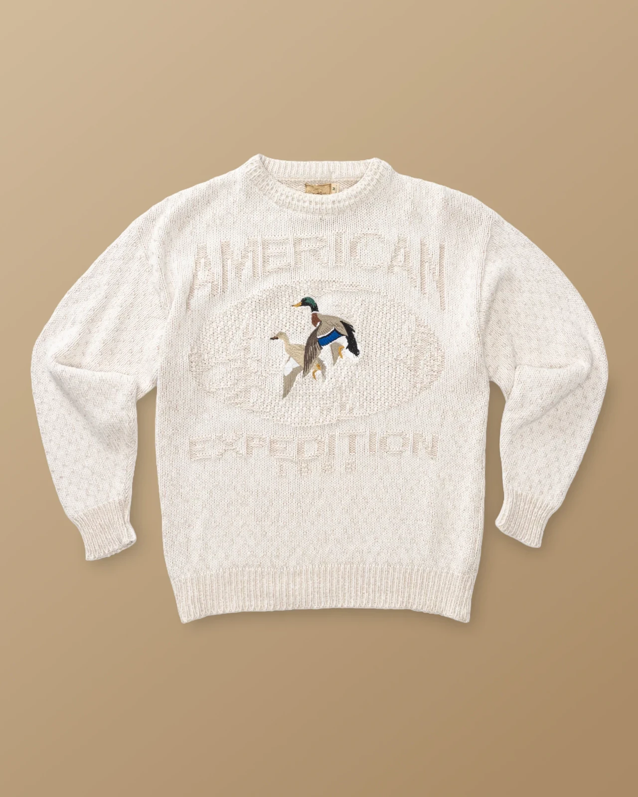 Duck Head Expedition Intarsia Mallard Sweater M - Duck Head Vintage