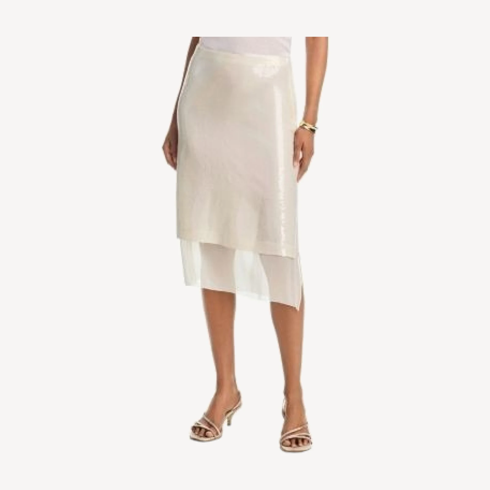 Frame The Sequin Starlight Silk Skirt