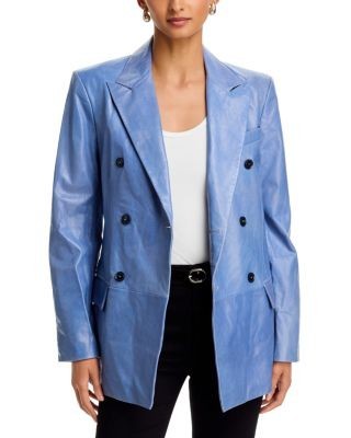 Frame The Leather Boulevard Blazer