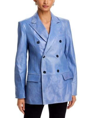 Frame The Leather Boulevard Blazer