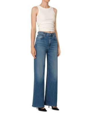 Citizens of Humanity Lyra High Rise Wide Leg Jeans in Candle Light