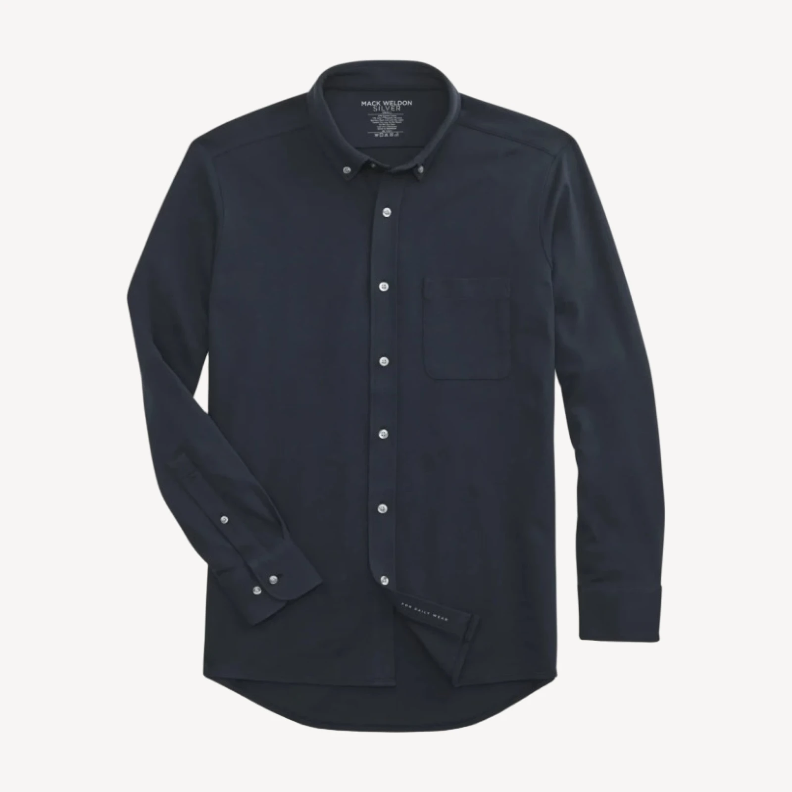 SILVER Pique Button Up