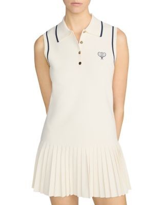 Frame The Tennis Pleated Mini Dress