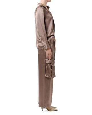 Citizens of Humanity Andria Hammered Satin Utility Pants