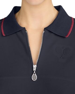 Frame The Tennis Quarter Zip Pullover Sweatshirt