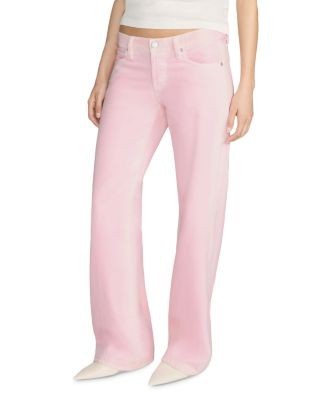 Frame x Amelia Gray The Pixie Gray Low Rise Wide Flare Leg Jeans in Au Natural