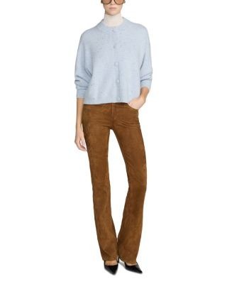 Frame The Lightweight Fleck Cashmere Cardigan