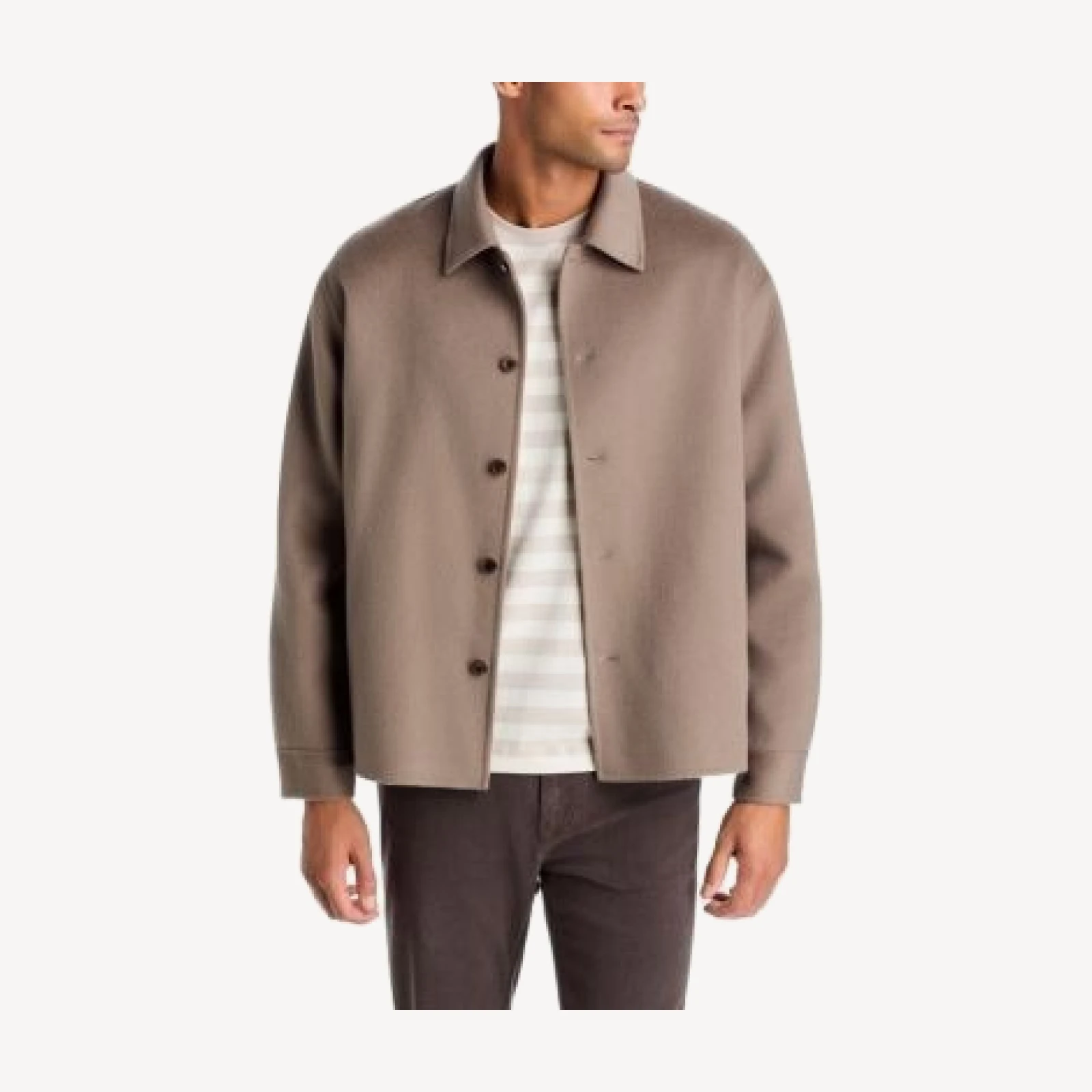 Frame Double Face Shirt Jacket