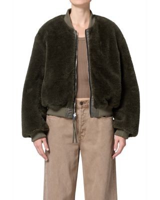 Agolde Frankie Reversible Bomber Jacket