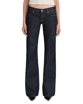 Frame The Gray Low Rise Bootcut Jeans in Rinse