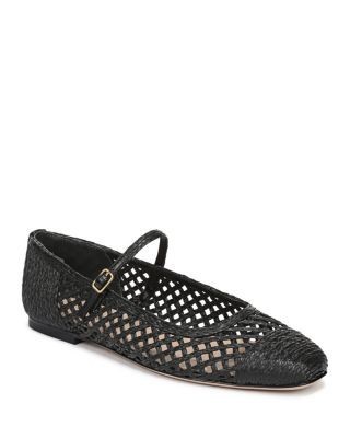 Veronica Beard Women's Ellie Raffia Flats