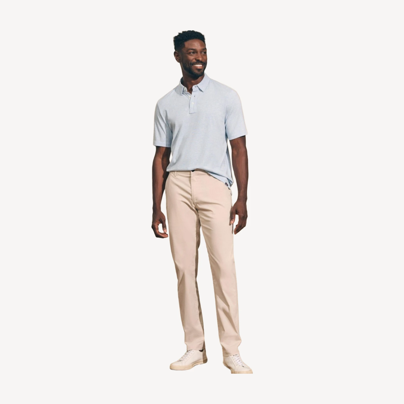 Short-Sleeve Movement Polo - Cardiff Blue Heather