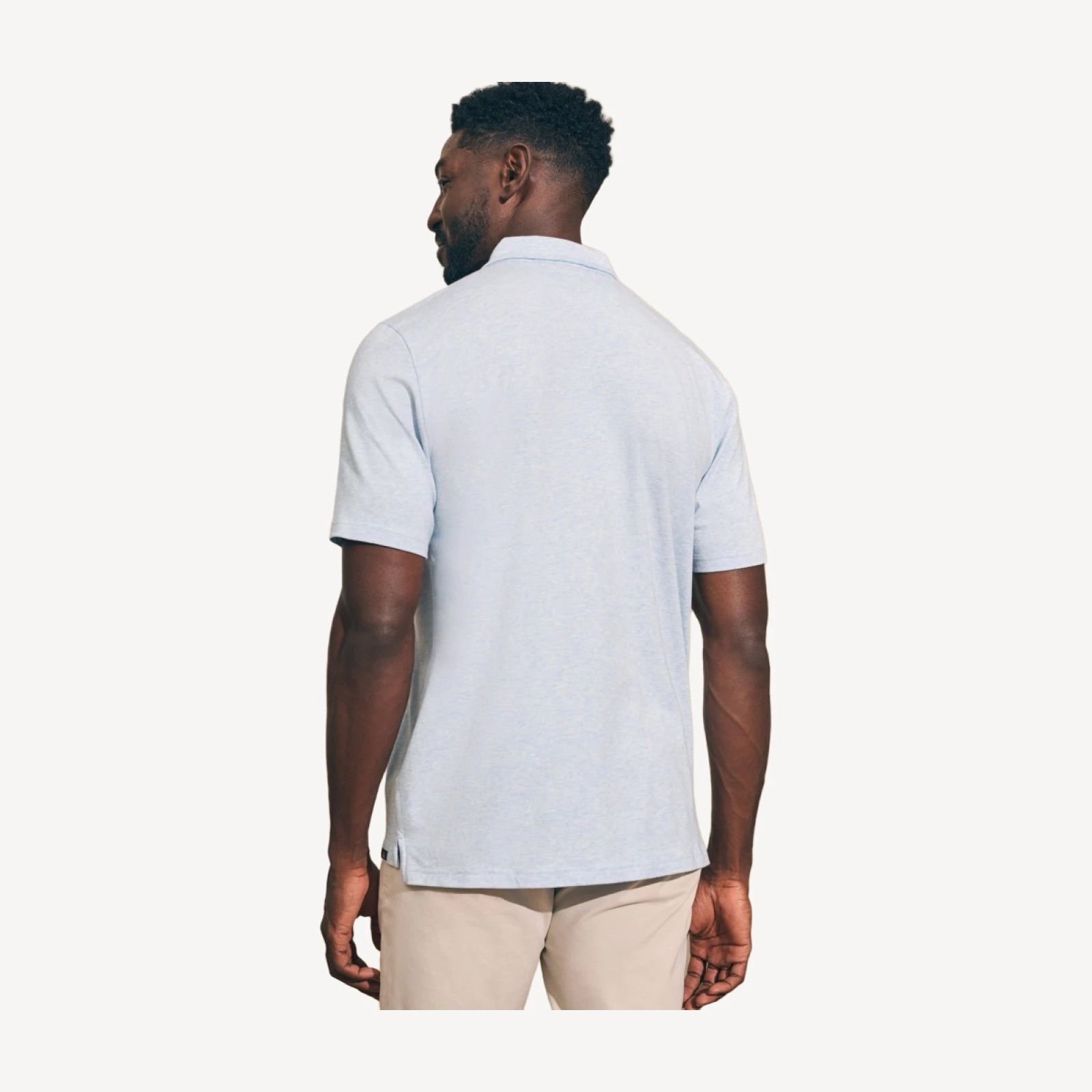 Short-Sleeve Movement Polo - Cardiff Blue Heather