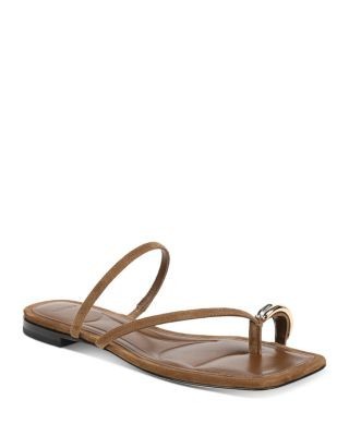 Vince Women's Polli Toe Ring Suede Sandals