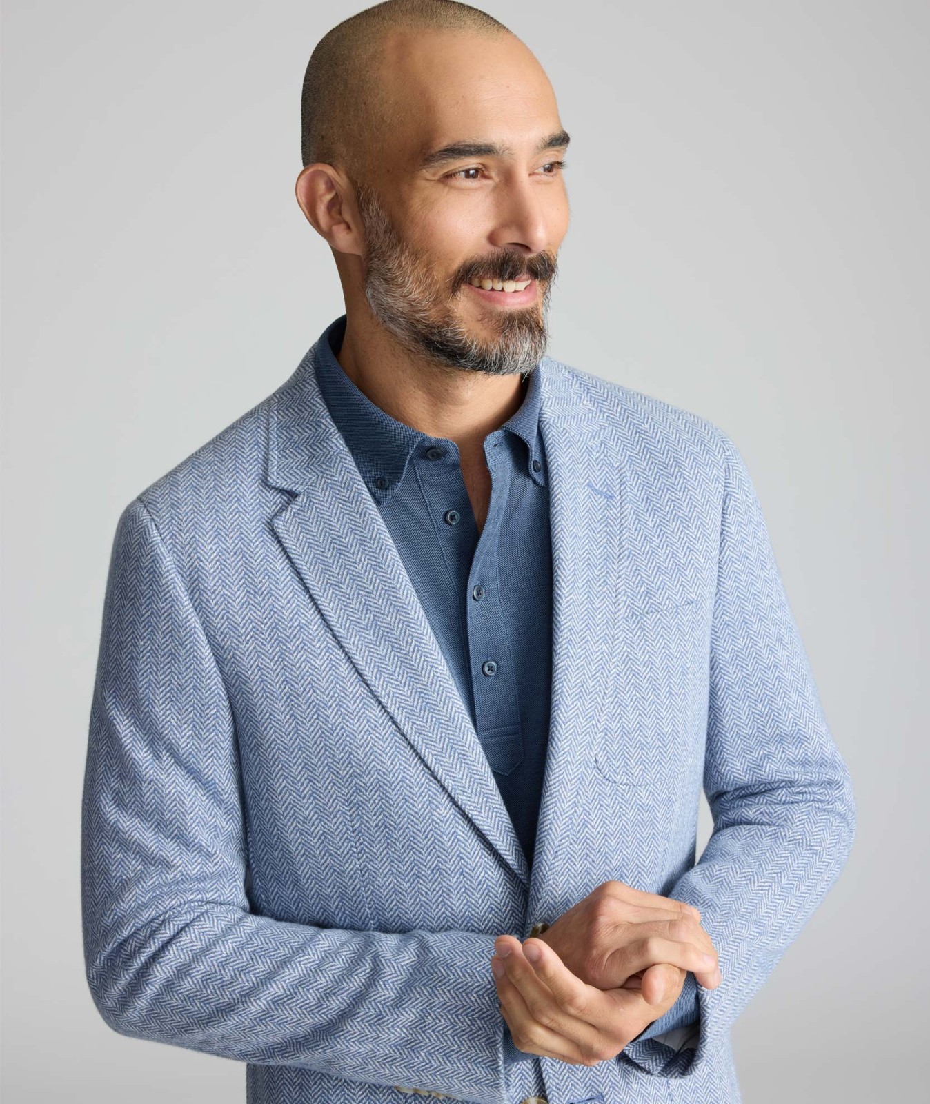 Italian Cotton-Linen Knit Holstein Sport Coat