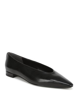 Sam Edelman Women's Emory Pointed Toe Leather Ballet Flats