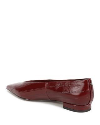 Sam Edelman Women's Emory Pointed Toe Leather Ballet Flats
