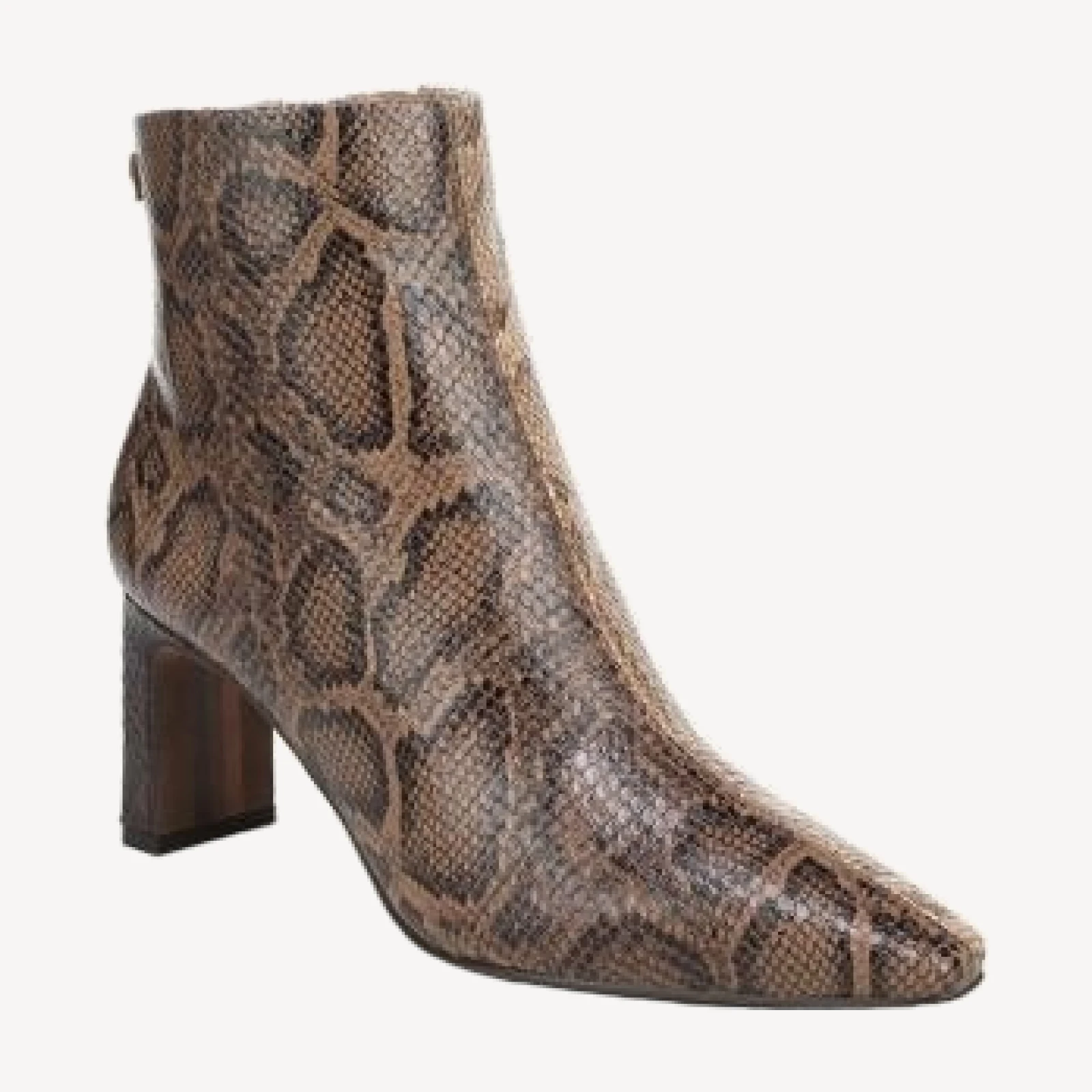 Sam Edelman Women's Saige Two Tone Embossed Leather Ankle Boots