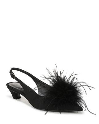 Sam Edelman Women's Finch Feather Slingback Pumps
